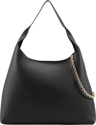 Seidenfelt Manufaktur Lainio Hobo Shoulder Bag Black
