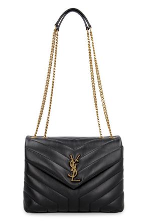 Saint Laurent Loulou Leather Crossbody Bag