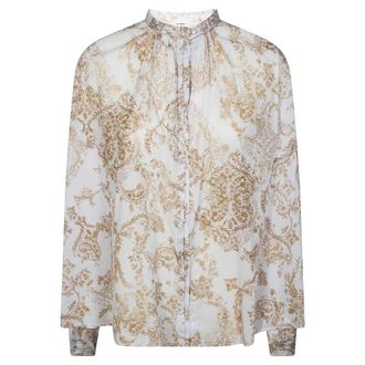 Forte_Forte Blouses, female, Multicolor, Size: XS Camicia Voile