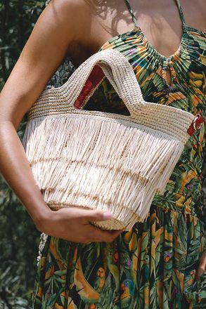 Sensi Studio Fringes Oval Bag