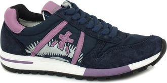 Premiata Sneakers - Dames - Sneakers - Blauw - 36 EU - Leer - Schoenen