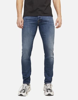 Jack & Jones Mens Jack & Jones Mens Glenn Fox 50Sps Cb 036 Slim Fit Jeans - Blue - Size: 32/34