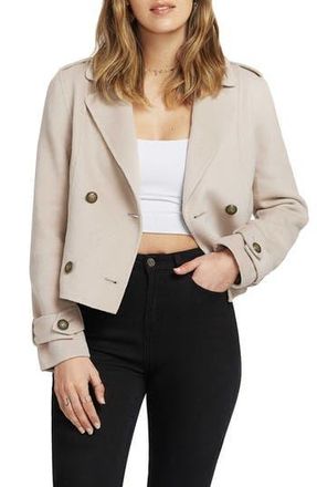 Belle & Bloom BELLE AND BLOOM Better Off Military Wool Peacoat in Sand at Nordstrom Rack, Size X-Small