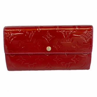 Louis Vuitton Rouge Grenadine Long Wallet (Bi-Fold) (Pre-Owned)
