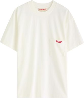 Cherry Los Angeles Logo-print Cotton T-shirt - White - S