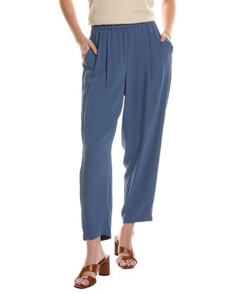 Eileen Fisher Eileen Fisher Pleated Silk Lantern Pant