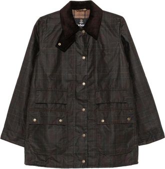 Barbour Modern Checked Border Wax Jkt