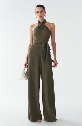 BWLDR Amber Jumpsuit in Dark Olive at Nordstrom, Size 10