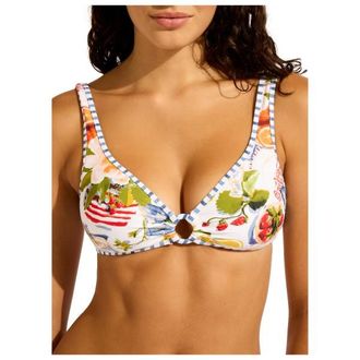 Seafolly Riviera Coast Ring Front Tank Bikini-Top f&uuml;r Damen | orange