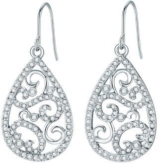 Lulu & Jane Womens Earrings Metal - Silver - One Size