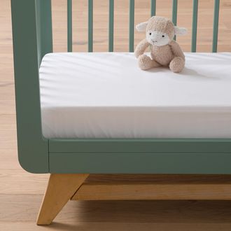 La Redoute Interieurs Matrasbeschermer in badstof voor babybed, anti-mijt en waterafstotend