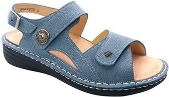Finn Comfort Barbuda Ankle Strap Slide Sandal in Sky Nubuck at Nordstrom, Size 40