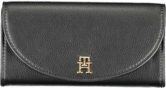 Tommy Hilfiger Polyethyleen Portemonnee - Dames - Portefeuilles - Zwart - ONE Size - Accessoires
