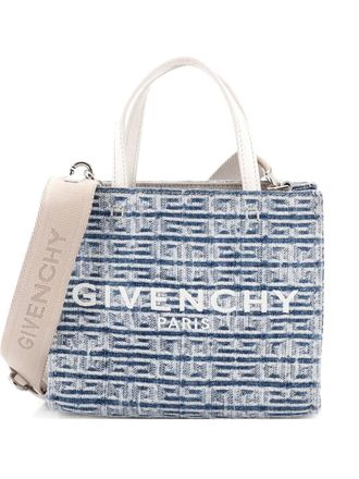 Givenchy G-4G denim mini-shopper - Blauw