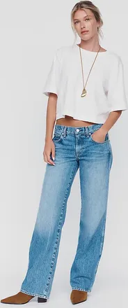 Amo Odette Mid-Rise Wide-Leg Jeans