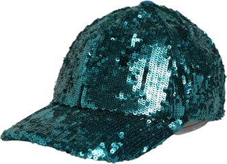 Dolce & Gabbana HAT10062 Sequin-Embellished Baseball Cap - Green