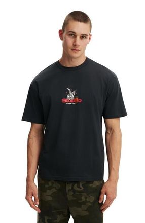 Cotton On Mens Everyday Fit Graphic T-Shirt in Washed Black Carrots at Nordstrom, Size Xx-Large