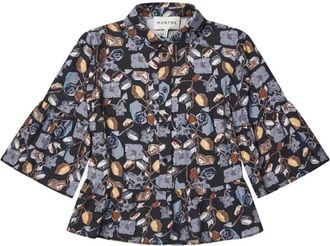 Munthe Blouses - Dames - Overhemden - Veelkleurig - 2XL - Overhemden