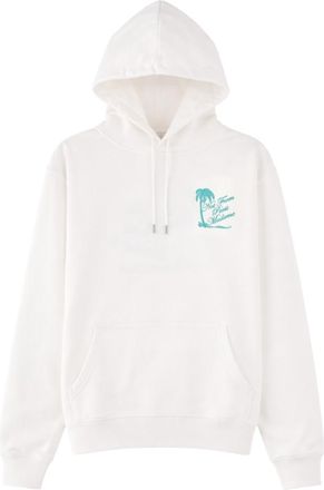 Dr&ocirc;le de Monsieur White Embroidered Hoodie