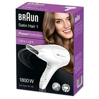 Braun Satin Hair 1 Powerperfection Hd180 1800 W Blanco