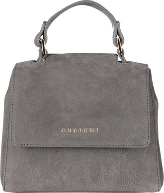 Orciani Sveva XS Handtas - Dames - Tassen - Grijs - Maat: ONE Size Zijde