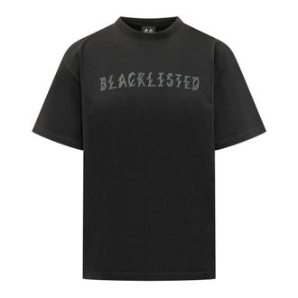 44 Label Group T-Shirts, male, Black, Size: S T-shirt with logo