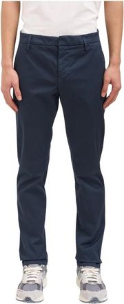 Dondup Gaubert Slim Chino - Heren - Chinos - Blauw - W33 - Katoen - Broeken