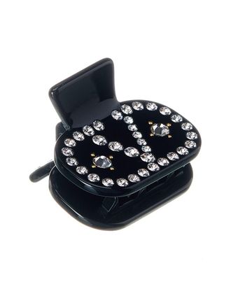 Valentino Vlogo Embellished Logo Hair Clip