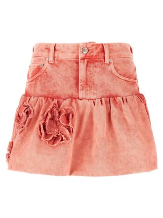 Ganni Ganni Organic Cotton Long Womens Skirt