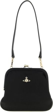 Vivienne Westwood Black Orb Clutch