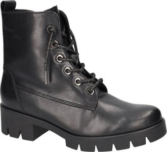 Gabor Schoenen, Dames, Zwart, 38 EU, Leer, 71.711.37 Foulardcalf Veterboot