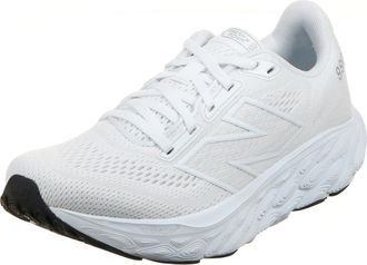 New Balance Womens W880v14 Running Shoe, White/Silver Metallic/Sea Salt, 10 X-Wide