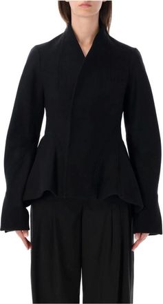 Rick Owens Moog Jas - Dames - Blazers - Zwart - M - Wol - Jassen