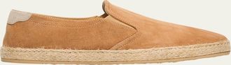 Brunello Cucinelli Mens Suede Slip-On Espadrilles