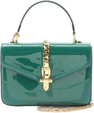 Gucci Pre-owned Handbags, female, Green, Size: ONE SIZE Pre-owned Handbag