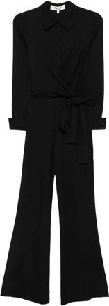 Diane Von F&uuml;rstenberg Dames, Jumpsuits & Playsuits, Zwart, Maat: XS Nylon