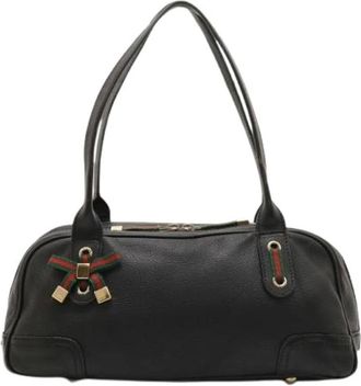 Gucci Pre-owned Shoulder Bags, female, Black, Size: ONE SIZE Pre-owned Vintage Shoulder Bag