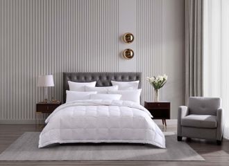 Serta 650 Fill Power Microfiber White Down Blanket