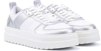 HUGO BOSS Hugo Lyssa Tennis Dames Wit/Zilver Trainers