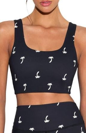 Spiritual Gangster Throwing Shade Delmar Bra Top in Black at Nordstrom Rack, Size X-Small