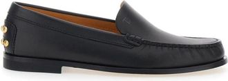 Tod's Loafers - Dames - Loafers - Zwart - 38 EU - Leer - Schoenen