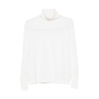 Alpha Studio Truien & Vesten, Dames, Wit, M, Wol, Fijngebreide coltrui