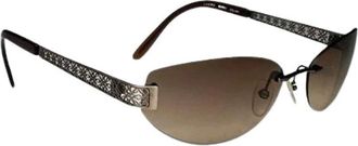 Loewe Pre-owned Accessories, female, Brown, Size: ONE SIZE Pre-owned Metal Sunglasses