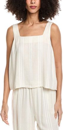 Bella Dahl Button Back Linen-Blend Tank