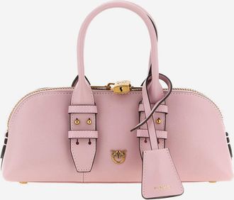 Pinko Pinko Escape Horizontal Leather Bowling Bag
