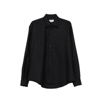 Spina Herringbone-weave Button-down Shirt