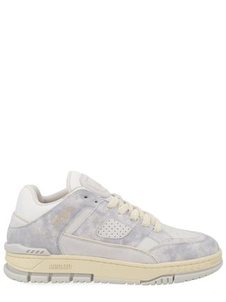 Axel Arigato Area Lo Leather Distressed Sneakers