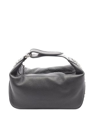 Christian Louboutin 2021 Funky spike studs leather handbag - men - Calf Leather - One Size - Black