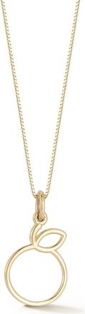 Ember Fine Jewelry 14K Gold Orange Pendant Necklace at Nordstrom Rack