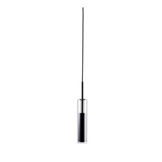Netlighting Taboo Slim Round Ceiling Pendant Glass Black GU10